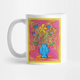 'Flowers in a Blue Vase' Mug